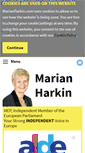 Mobile Screenshot of marianharkin.com