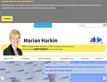 Tablet Screenshot of marianharkin.com